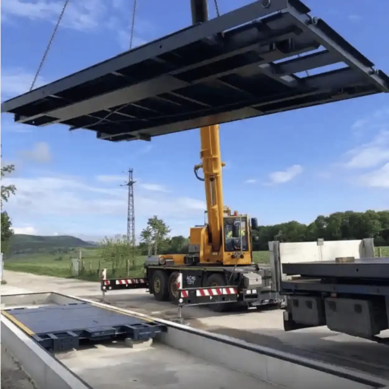 Hídmérleg telepítés